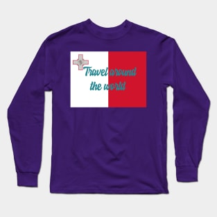 Travel Around the World - Malta Long Sleeve T-Shirt